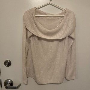 Sanctuary Off-the-Shoulder Knit Sweater